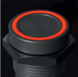 APEM Piezo Switch Red LED Ring